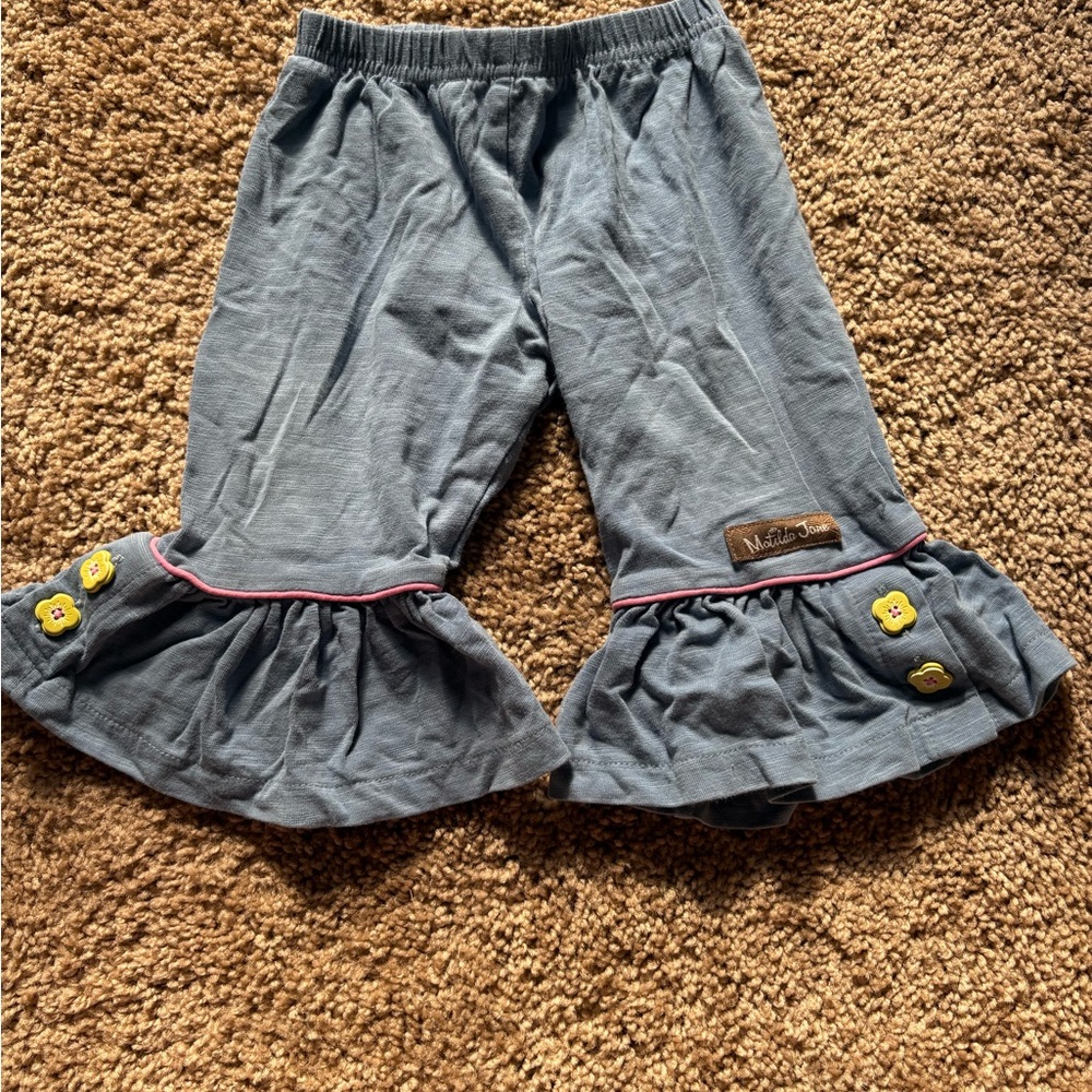 Matilda Jane Gray Ruffle Bottoms